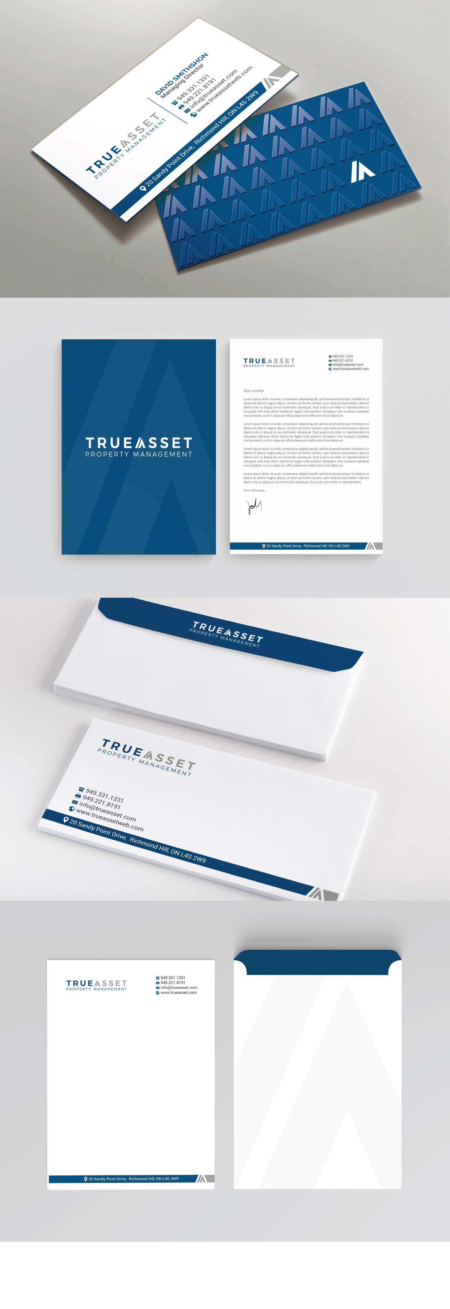 Stationery Design by R.design for FlatRock Royalties  | Design #25554991