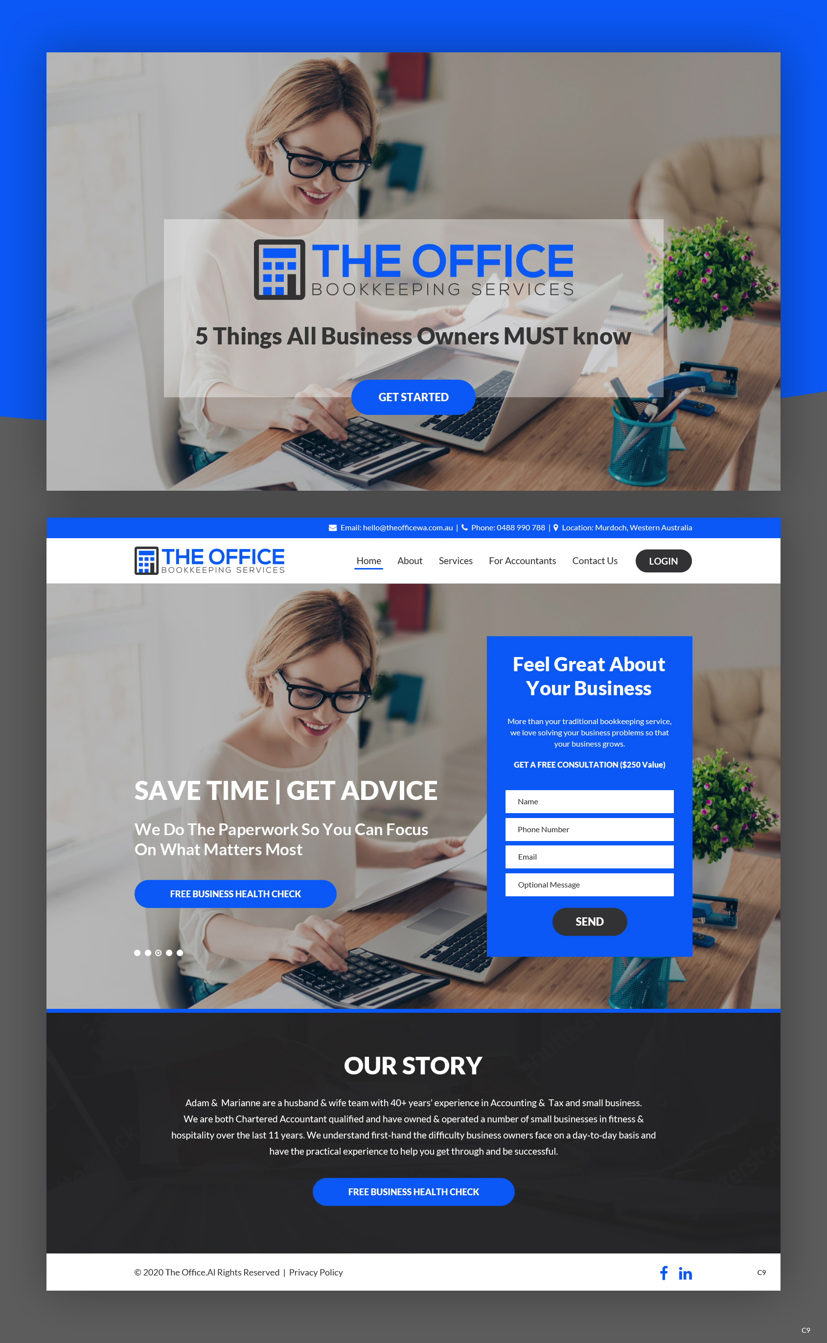 Web Design by pb for The Office (WA) | Design #25543698