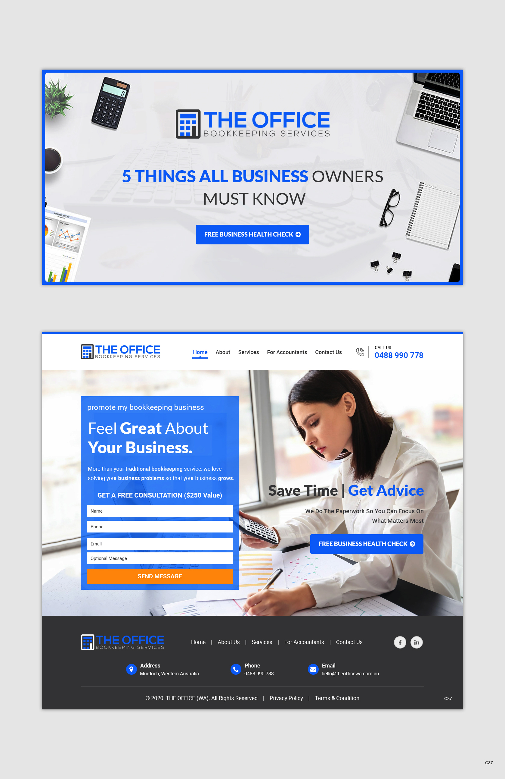 Web Design by pb for The Office (WA) | Design #25543704