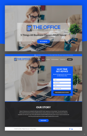 Web Design by pb for The Office (WA) | Design: #25556360