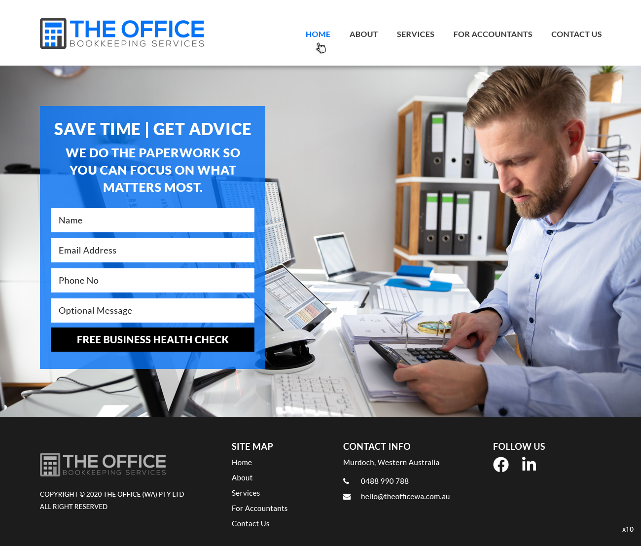 Web Design by pb for The Office (WA) | Design #25640892
