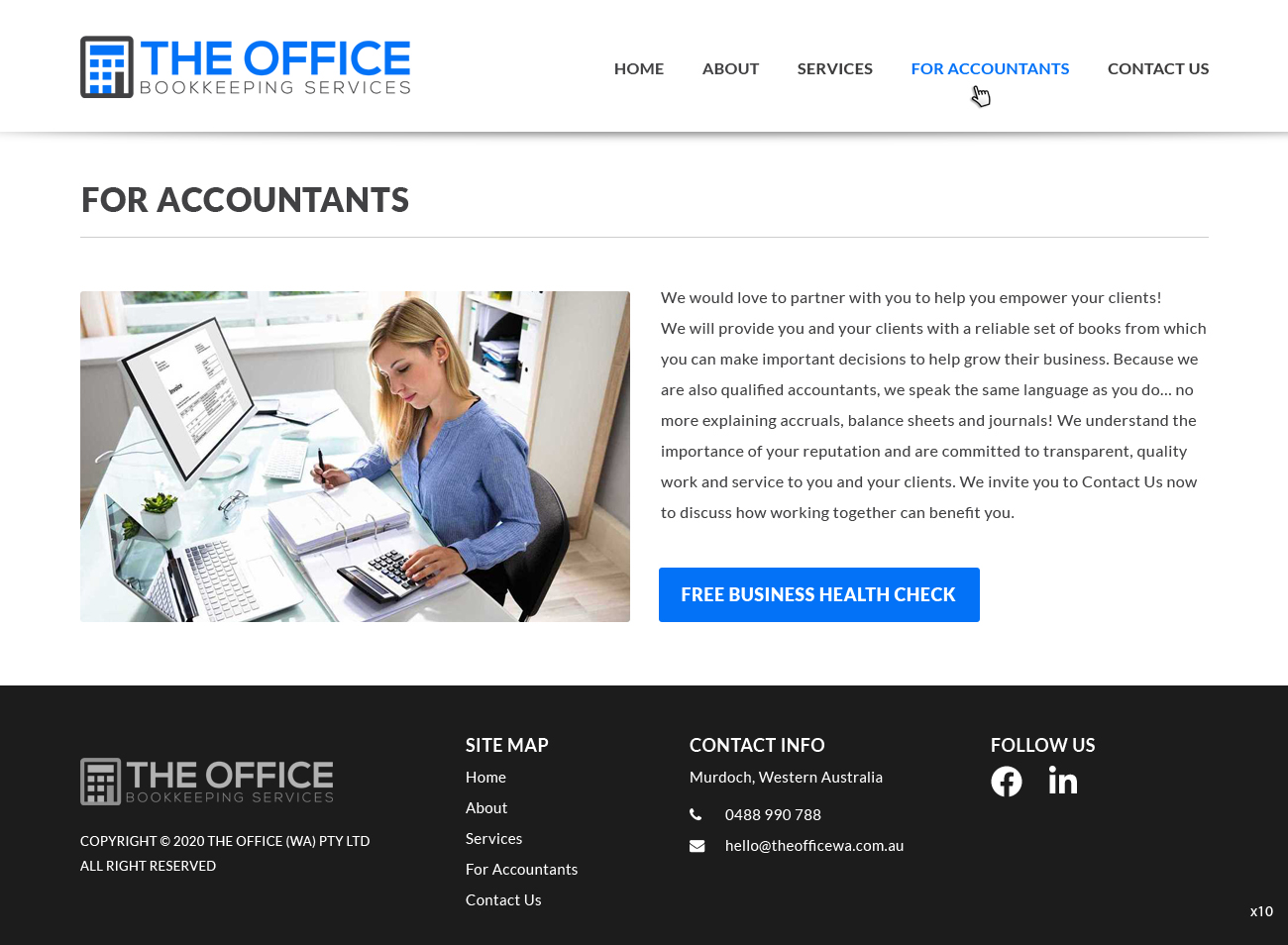 Web Design by pb for The Office (WA) | Design #25640894