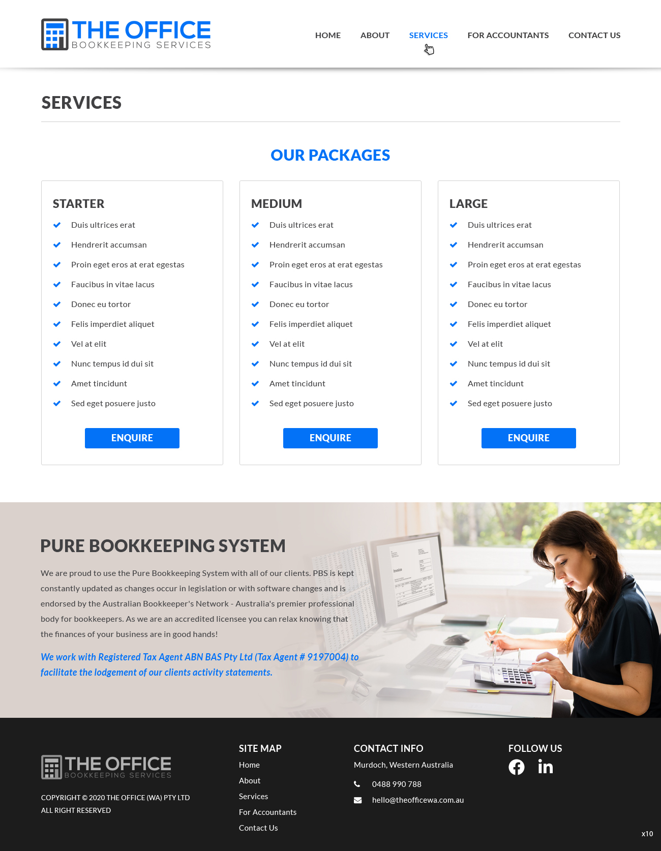 Web Design by pb for The Office (WA) | Design #25640901