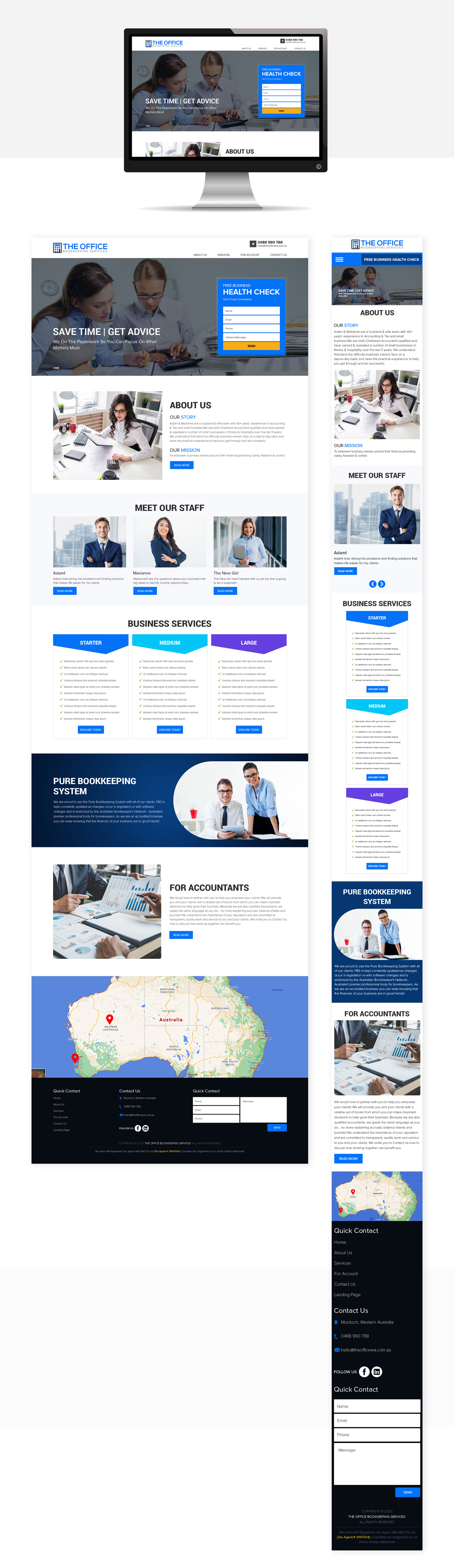 Web Design by sai.designer87 for The Office (WA) | Design #25569029