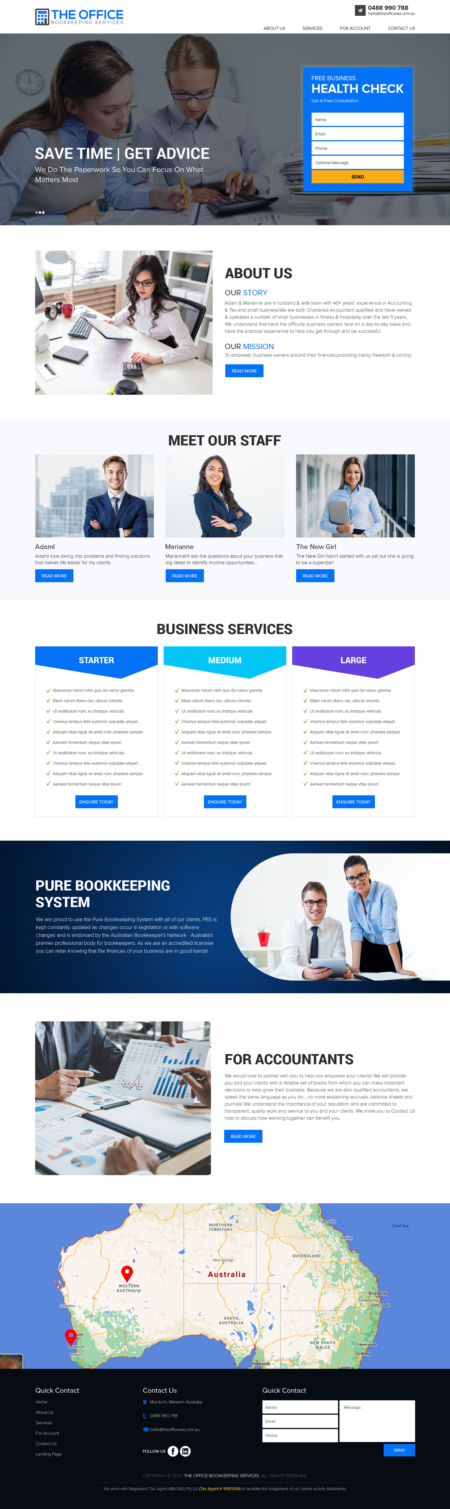 Web Design by sai.designer87 for The Office (WA) | Design #25569030