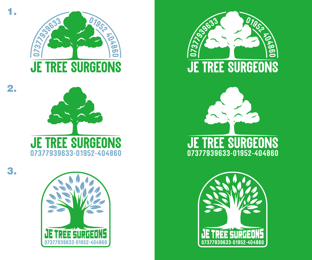 Logo Design by Andi Yan for Je tree surgeons  | Design #25582575