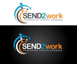 SEND2work Community Interest Company | Logo Design by blue eye