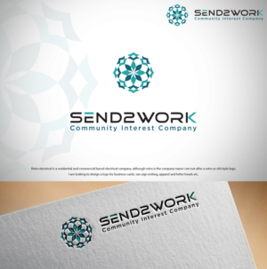 SEND2work Community Interest Company | Logo Design by Blessing Angel