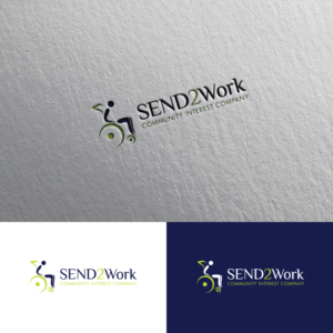 SEND2work Community Interest Company | Logo Design by Rii
