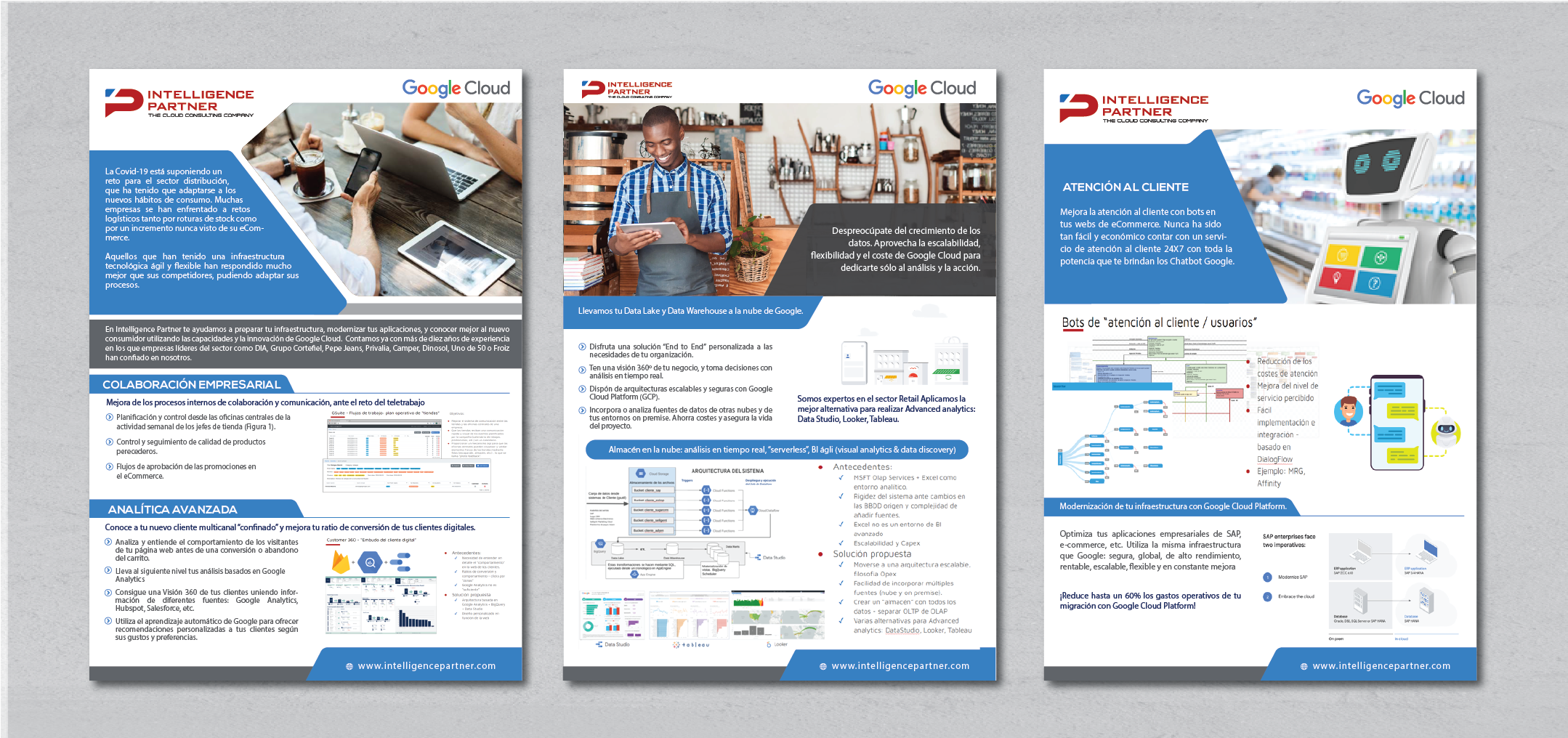 Flyer Design by alex989 for Intelligence Partner, SL - ESB85645273 | Design #25548216