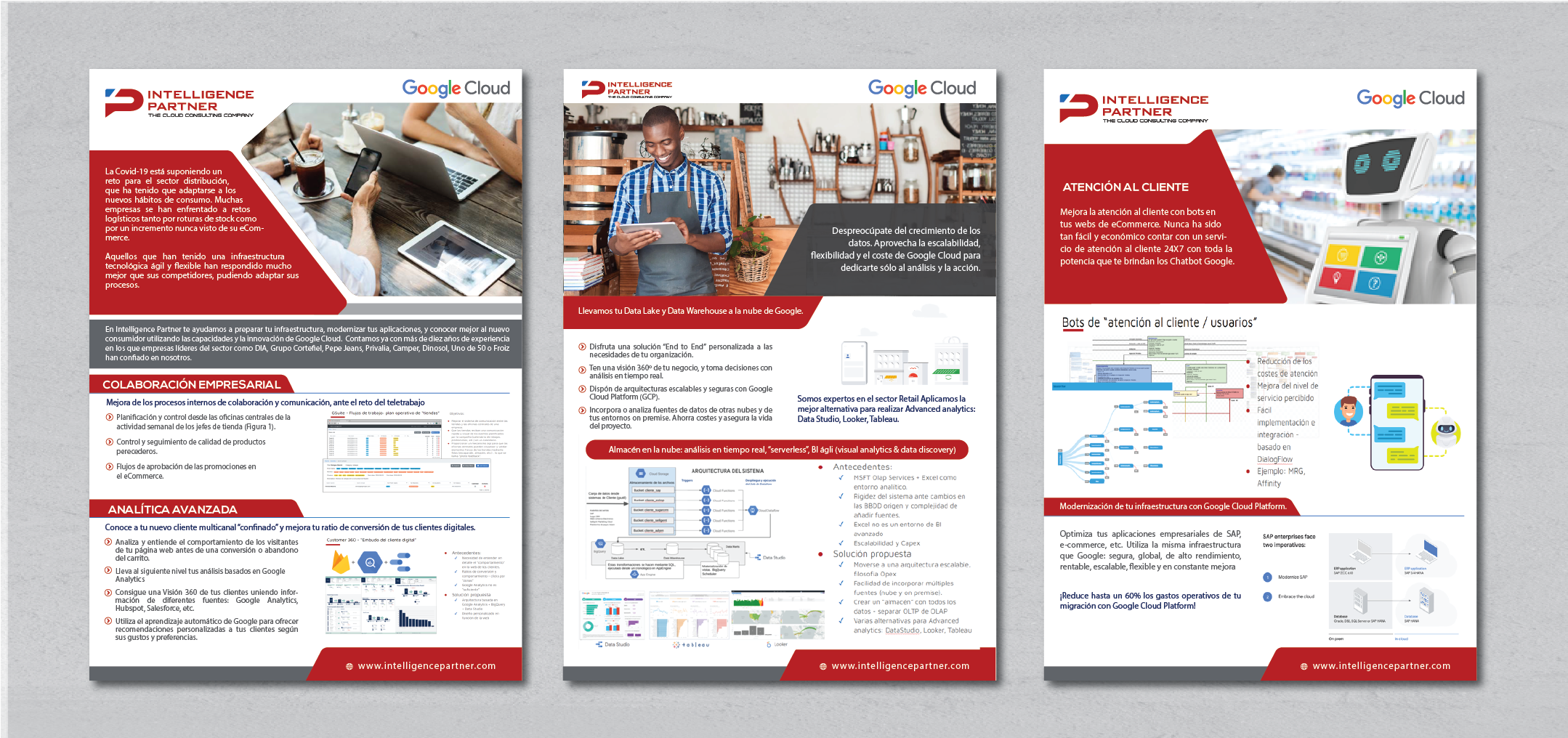 Flyer Design by alex989 for Intelligence Partner, SL - ESB85645273 | Design #25548220