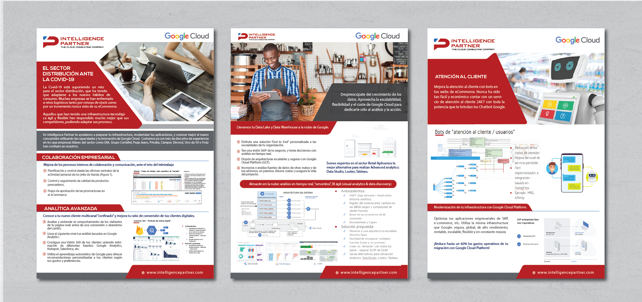 Flyer Design by alex989 for Intelligence Partner, SL - ESB85645273 | Design #25577069