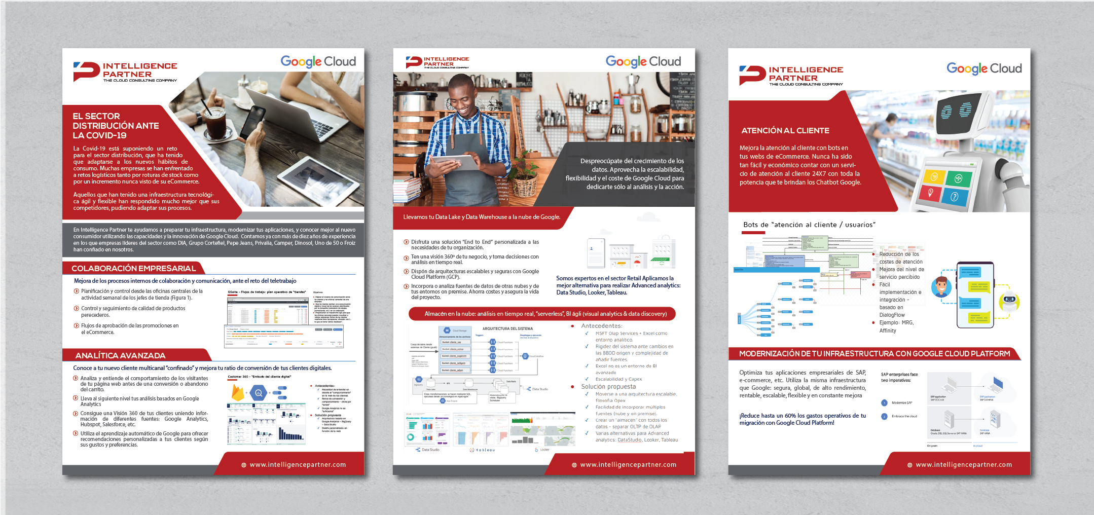 Flyer Design by alex989 for Intelligence Partner, SL - ESB85645273 | Design #25577493