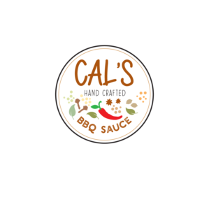 CAL'S HAND CRAFTED BBQ SAUCE | Logo Design by Samantha Ward Design