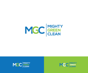 MIGHTY GREEN CLEAN | Logo Design by Ochieng