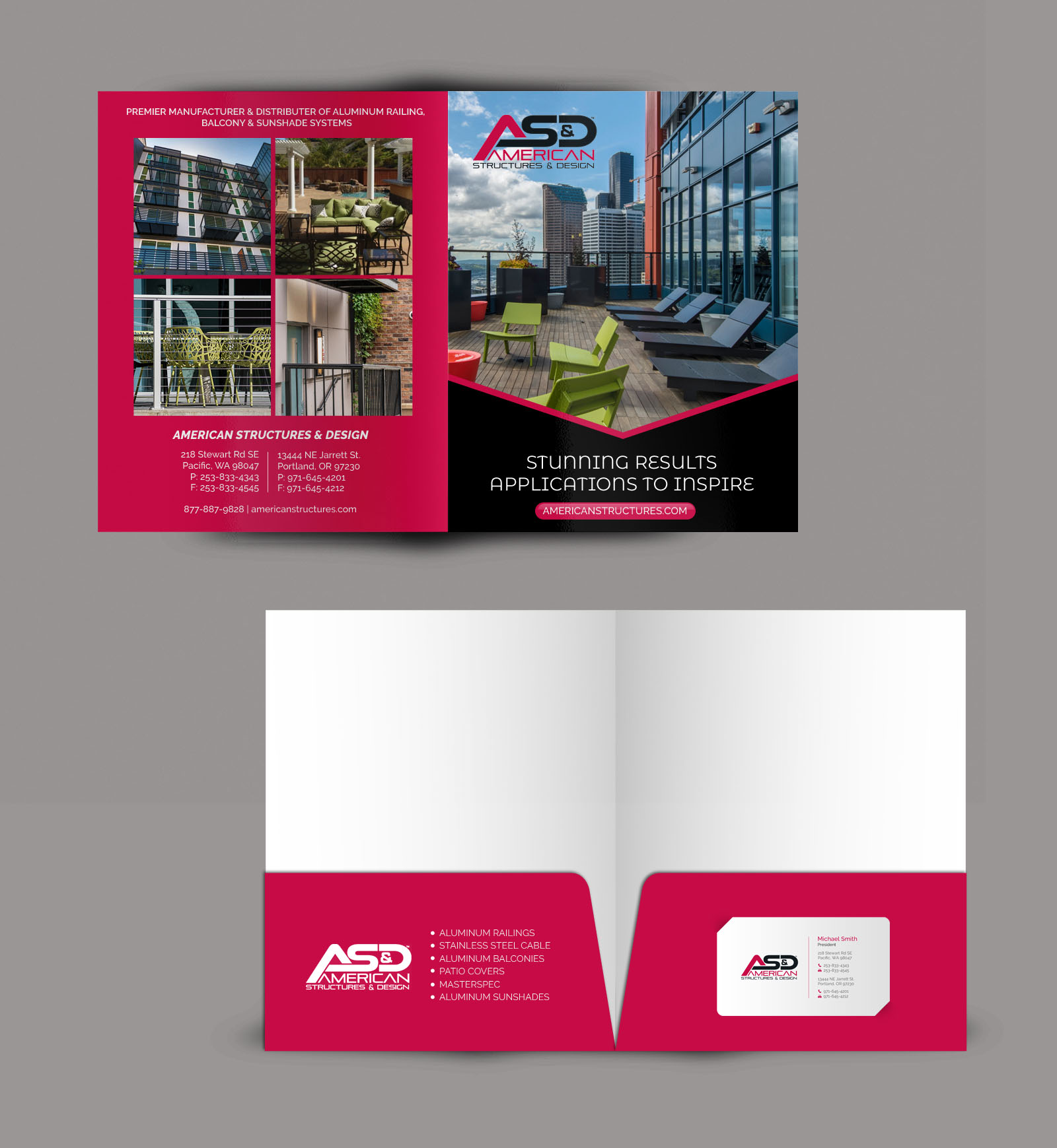 Stationery Design by chandrayaan.creative for American Structures & Design | Design #25583586