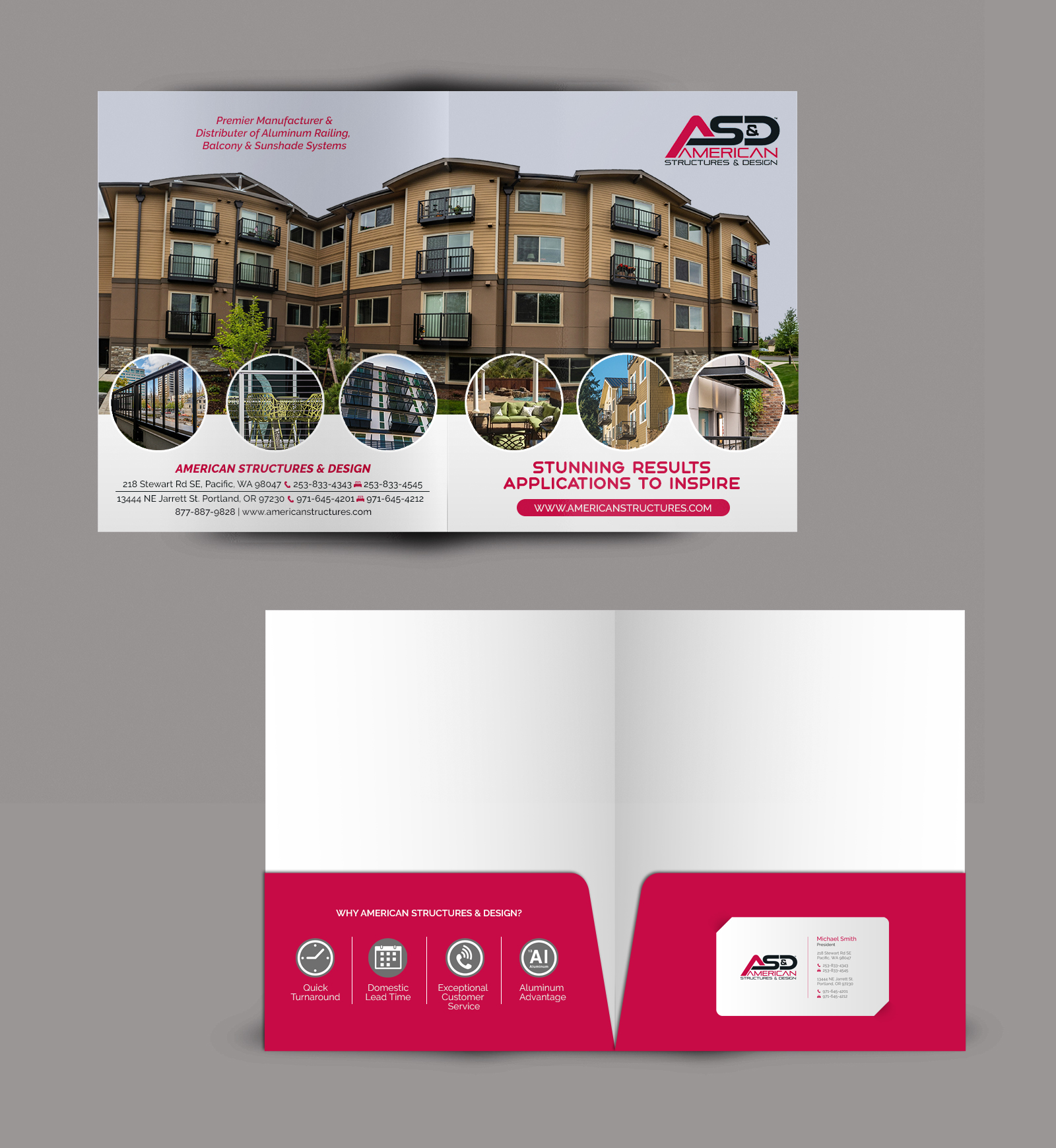 Stationery Design by chandrayaan.creative for American Structures & Design | Design #25584103