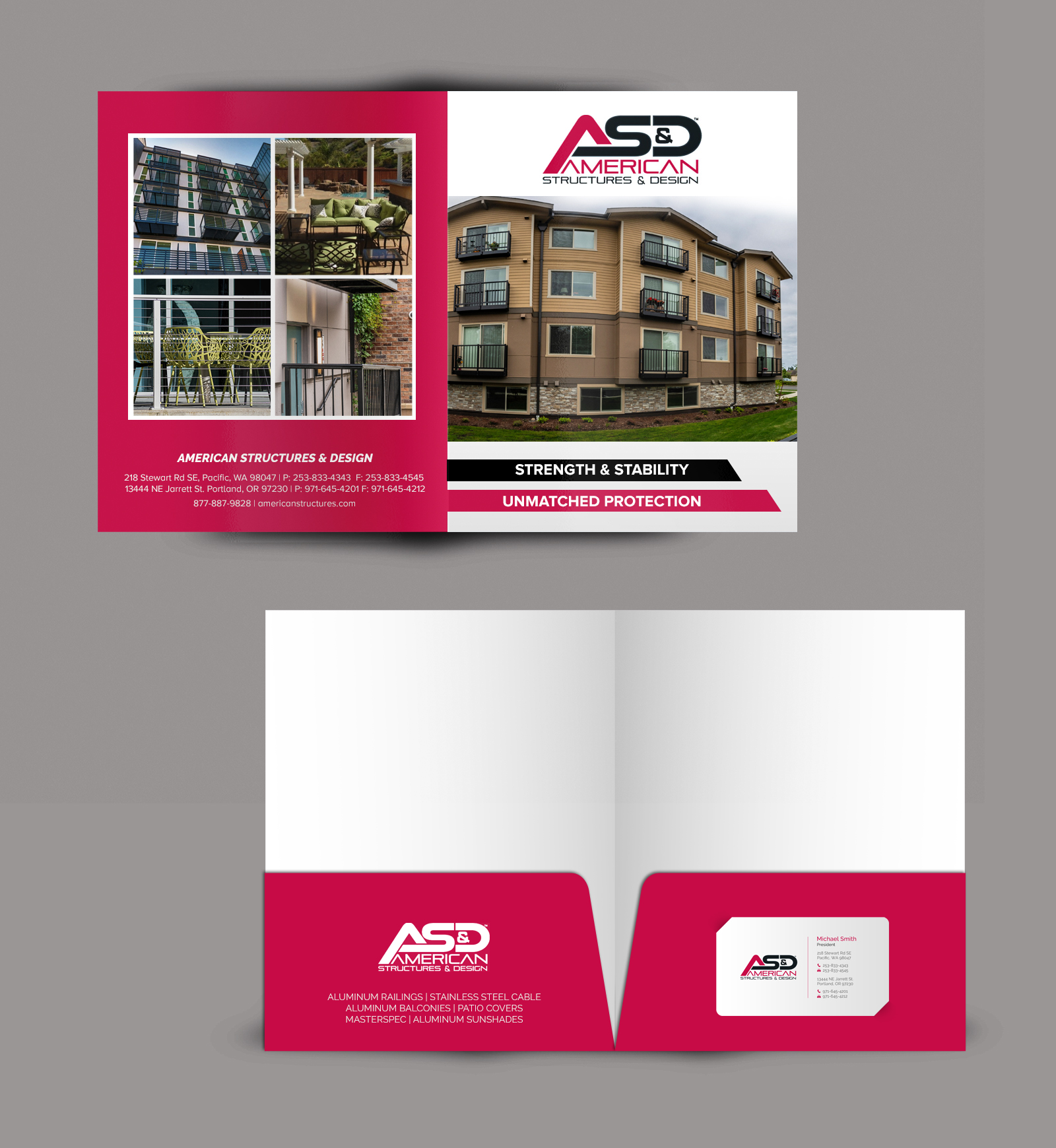 Stationery Design by chandrayaan.creative for American Structures & Design | Design #25584701