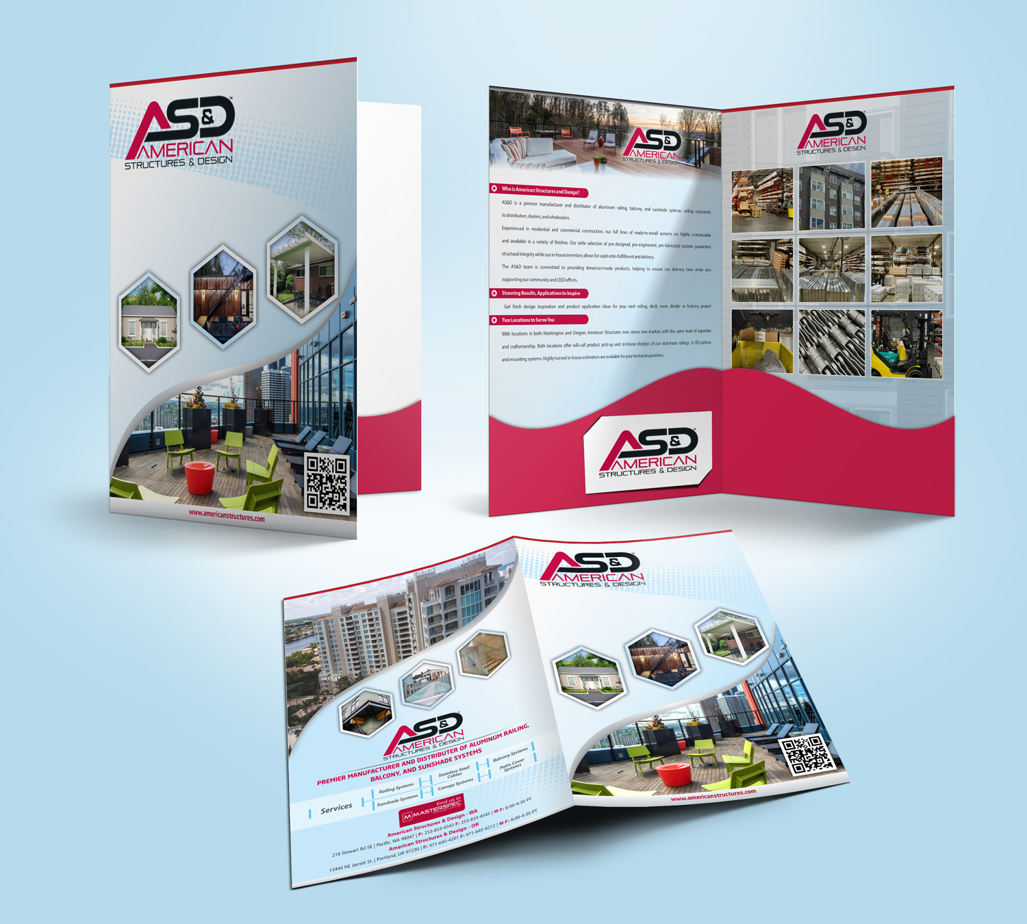 Stationery Design by Petter Goms for American Structures & Design | Design #25872285