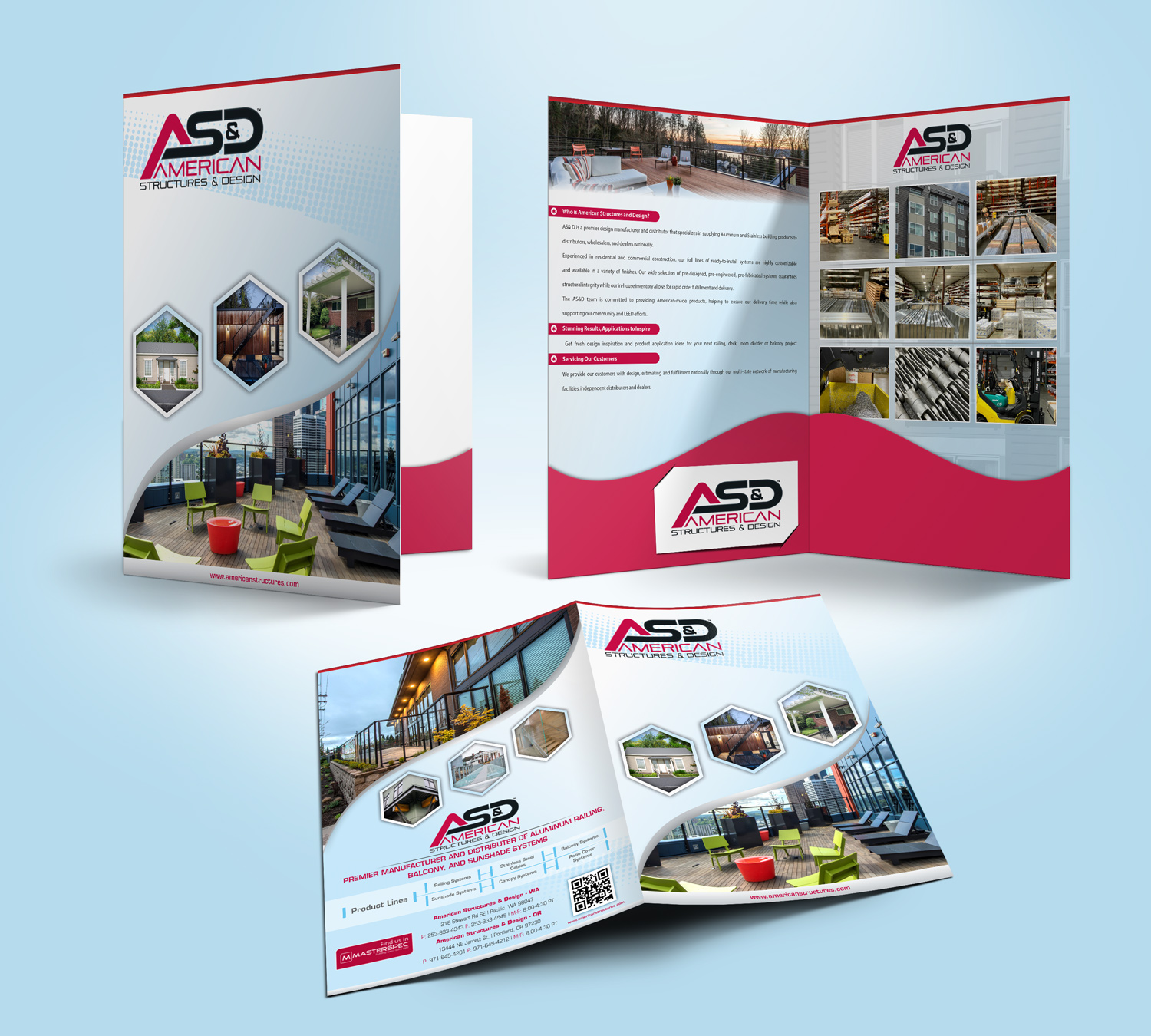 Stationery Design by Petter Goms for American Structures & Design | Design #25894586