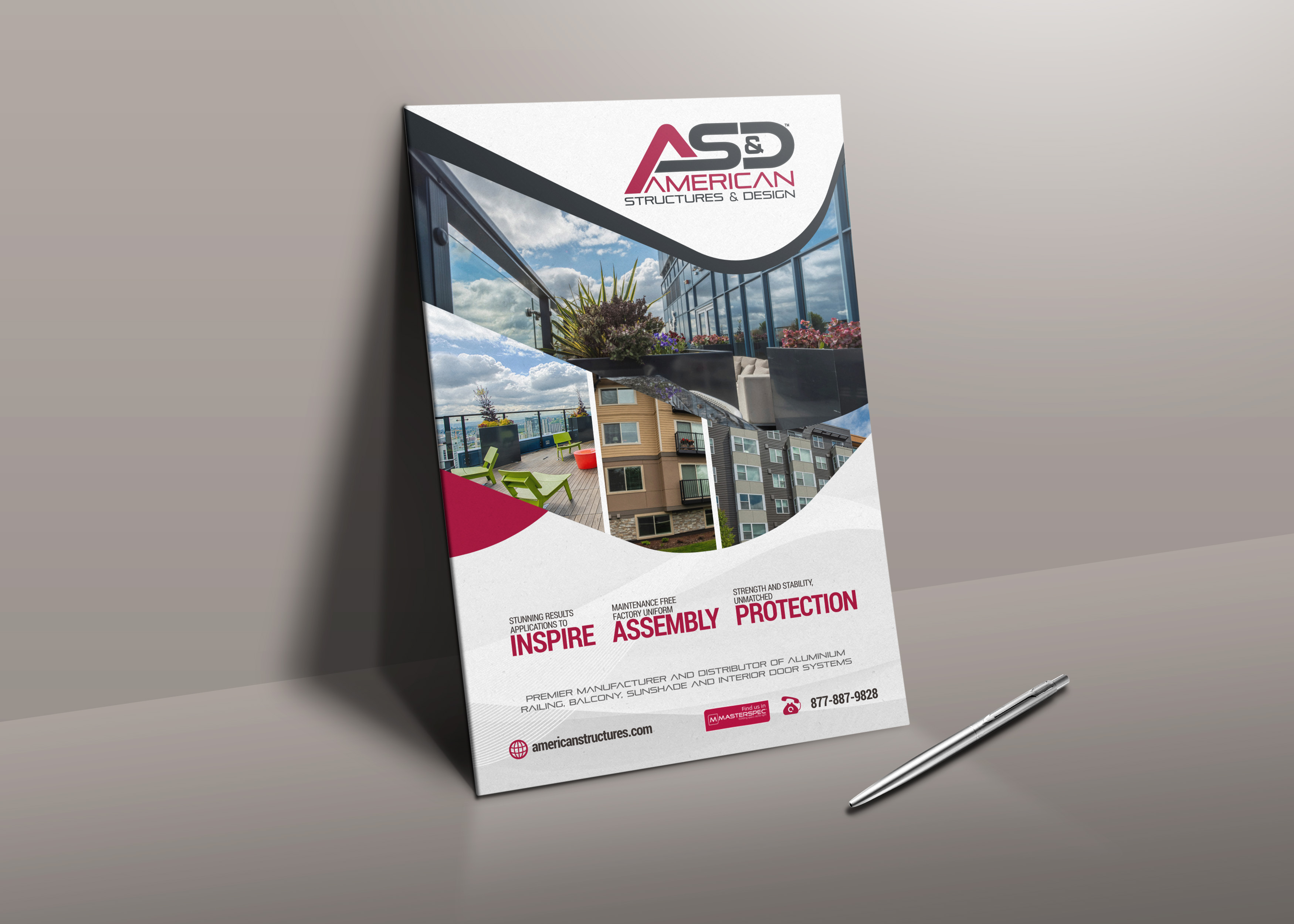 Stationery Design by lookedaeng for American Structures & Design | Design #25542366