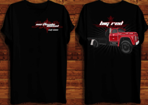 Retro Bold designer trucking shirt for merchandise  | T-shirt Design by creative gravity