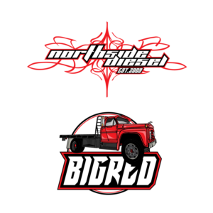 Retro Bold designer trucking shirt for merchandise  | T-shirt Design by Majestic Prints