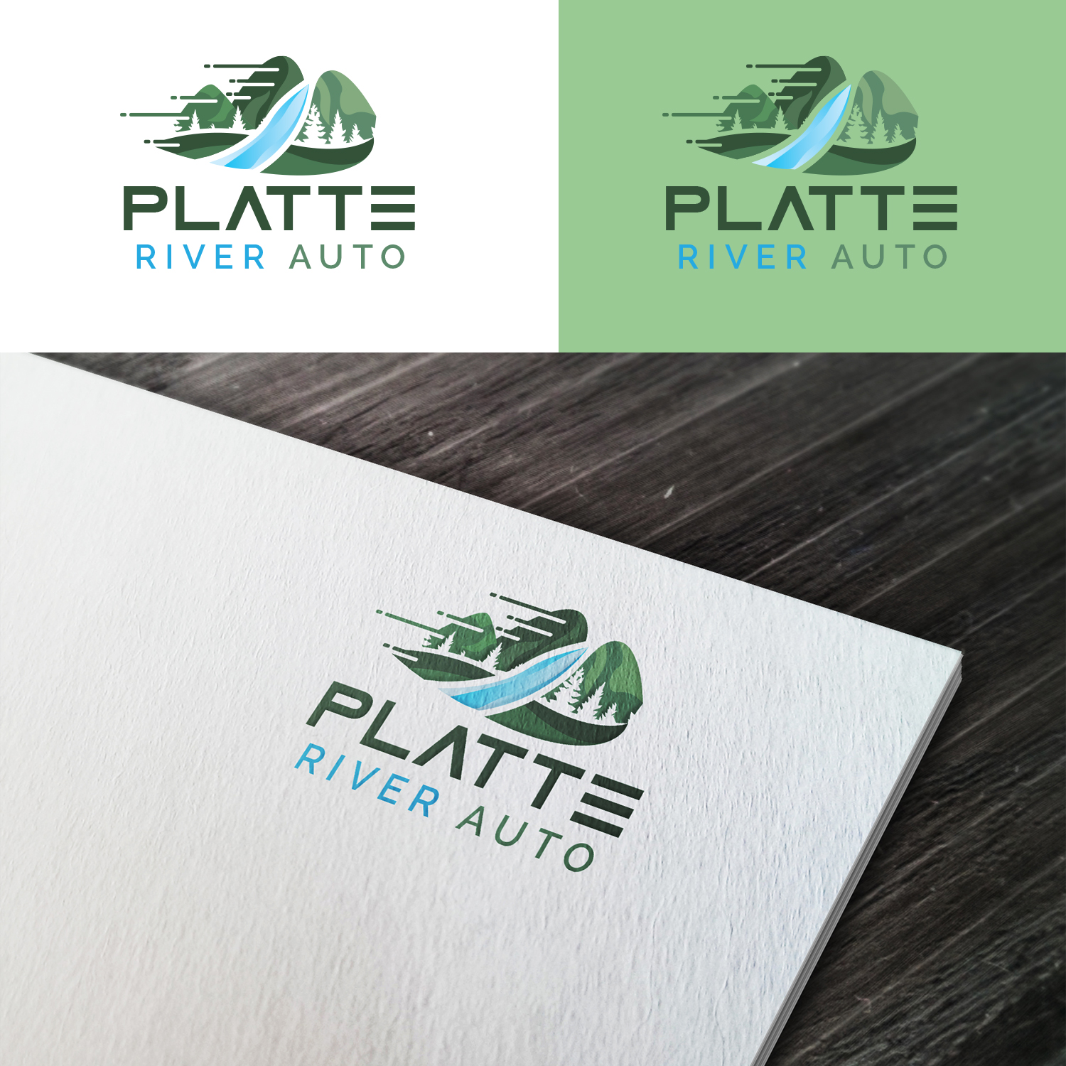 Logo Design by Maxo-Biz for Platte River Auto | Design #25547926