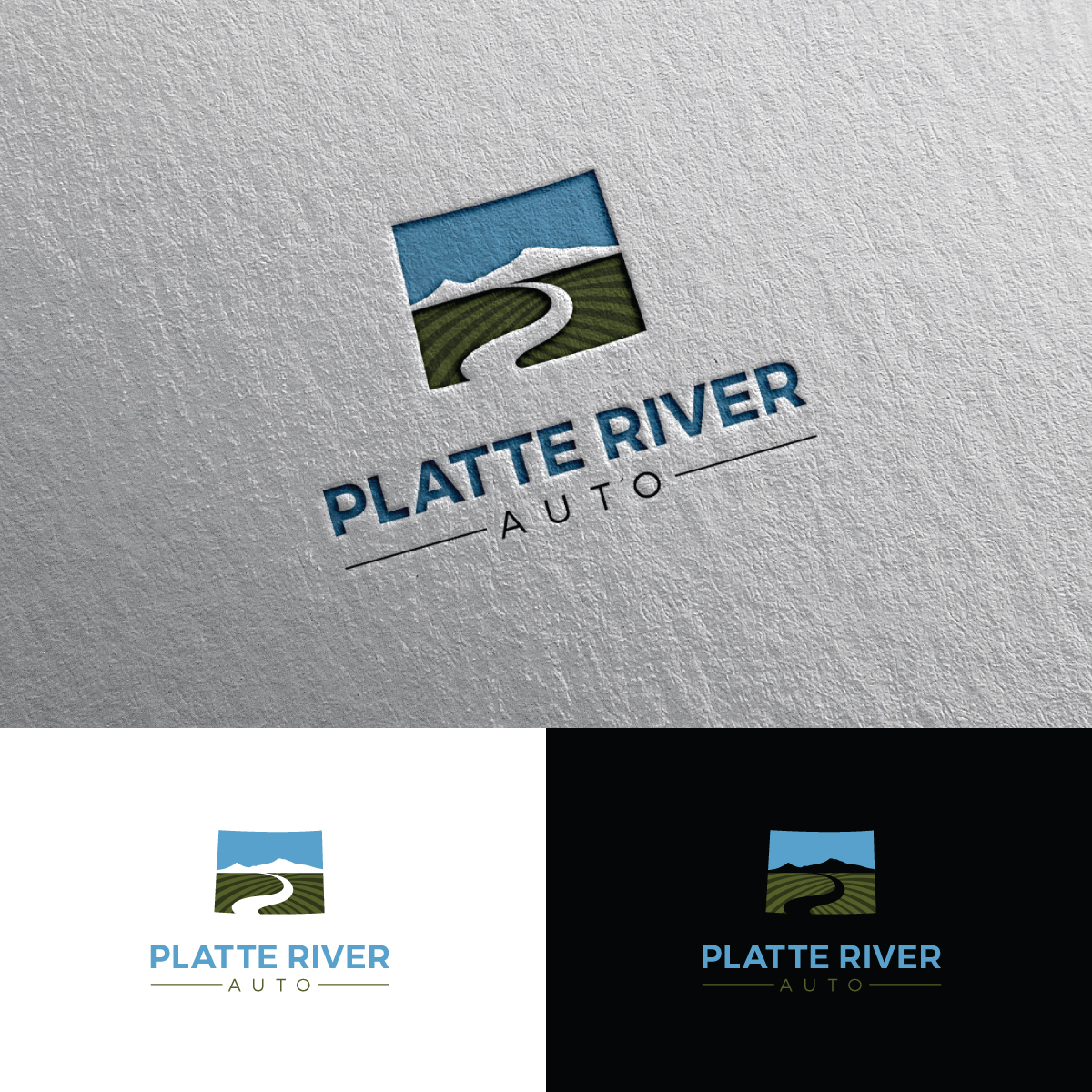 Logo Design by Rii for Platte River Auto | Design #25545984
