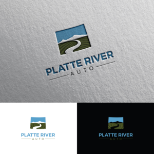 Platte River Auto www.platteriverauto.com | Logo Design by Rii