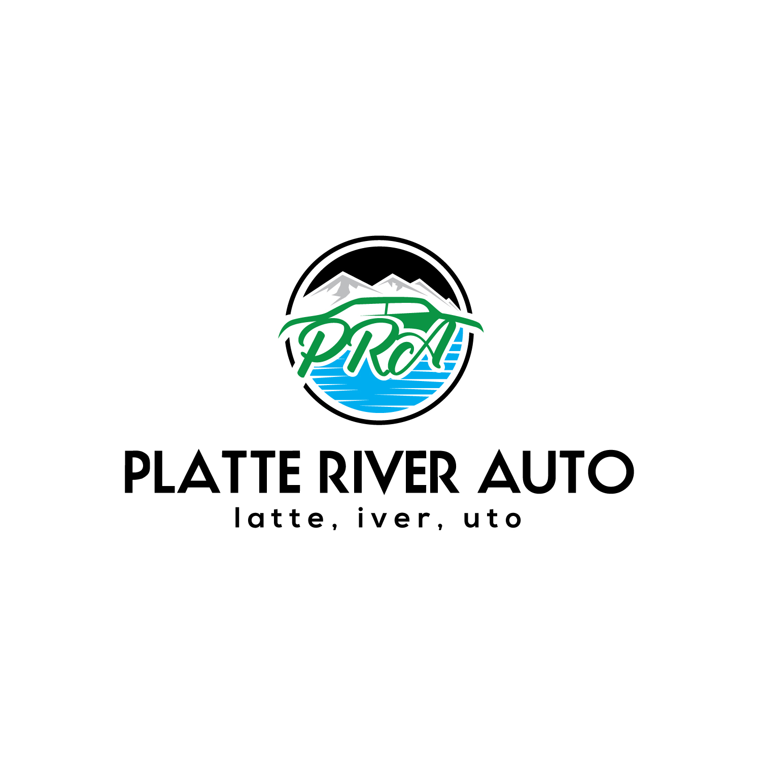 Logo Design by geni for Platte River Auto | Design #25572836