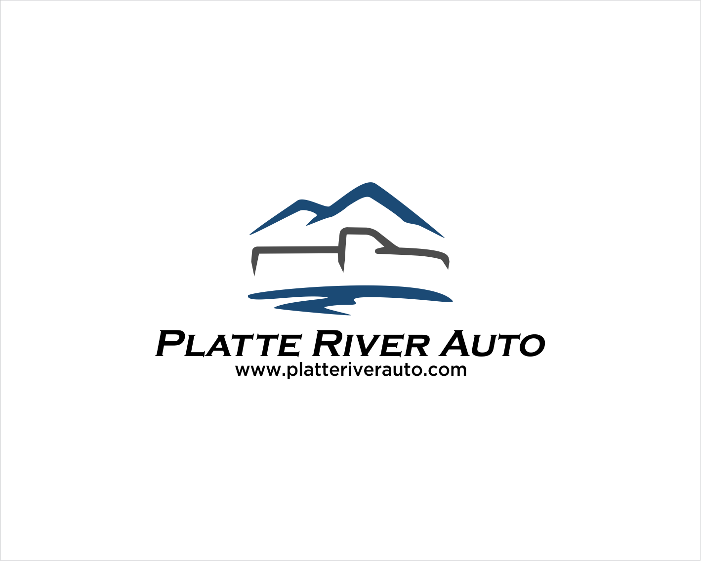 Diseño de Logo por BNdesigner para Platte River Auto | Diseño #25548540
