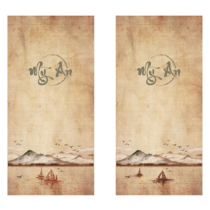 Restaurant wet tissue package would need remake. (Chinese painted style of artwork) | Design Emballage par ronin71