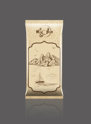 Restaurant wet tissue package would need remake. (Chinese painted style of artwork) | Design Emballage par Maestroto