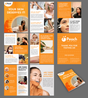 Magazine Design by MAHABA for Peach Skin & Laser | Design #25560520