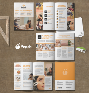 Magazine Design by Azmat for Peach Skin & Laser | Design #25564439