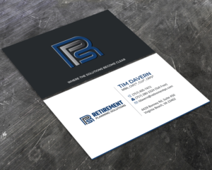 Business Card Design by Verified artistry (Design garden) for Retirement Planning Solutions | Design: #25558845