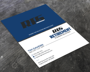 Business Card Design by Verified artistry (Design garden) for Retirement Planning Solutions | Design: #25558851