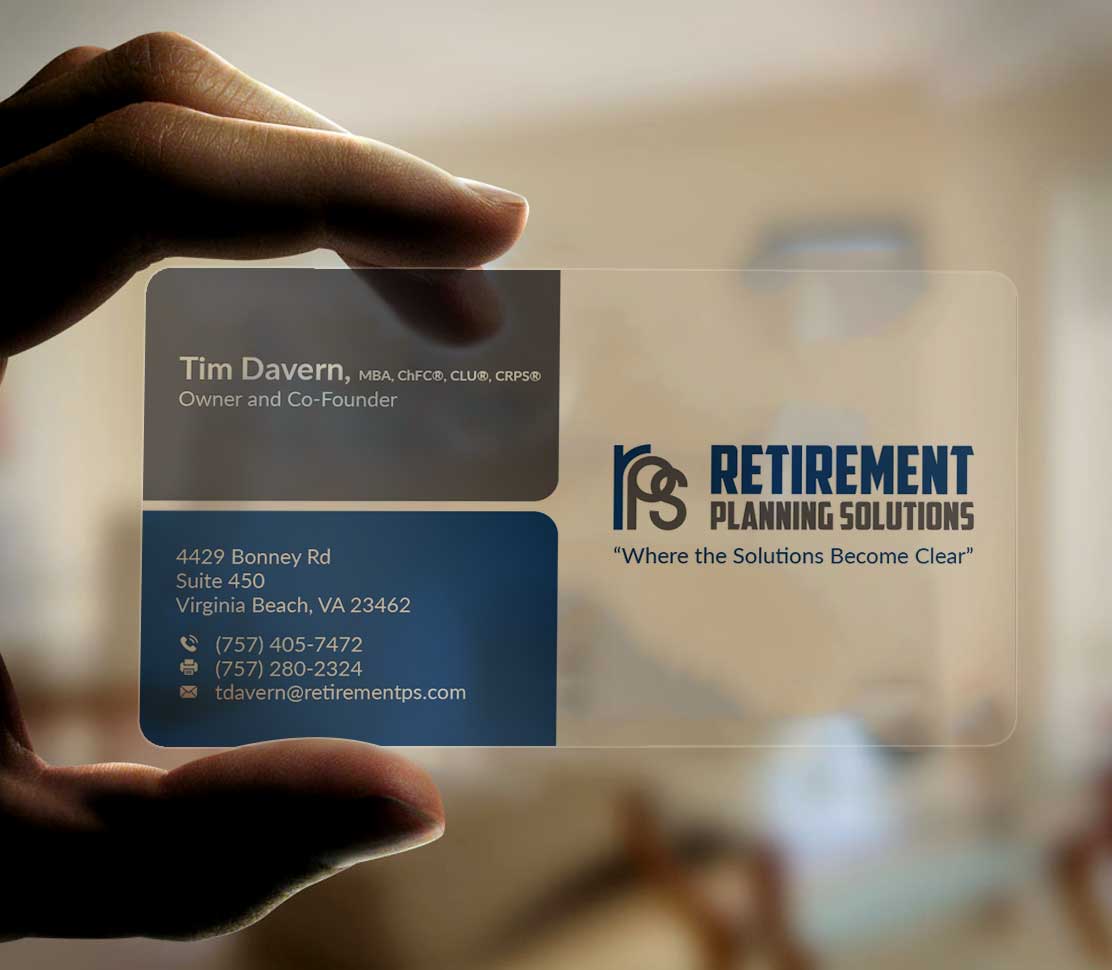 Business Card Design by Musa. A for Retirement Planning Solutions | Design #25561426