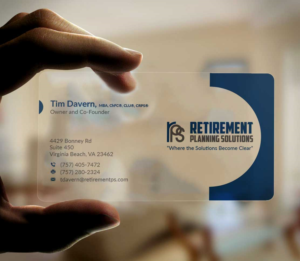 Business Card Design by Musa. A for Retirement Planning Solutions | Design: #25561427