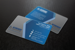 Visitenkarten-Design von B l e s s i n g M e für Retirement Planning Solutions | Design #25565593