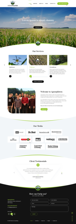 Web Design by Ved Web Services for this project | Design #25556412