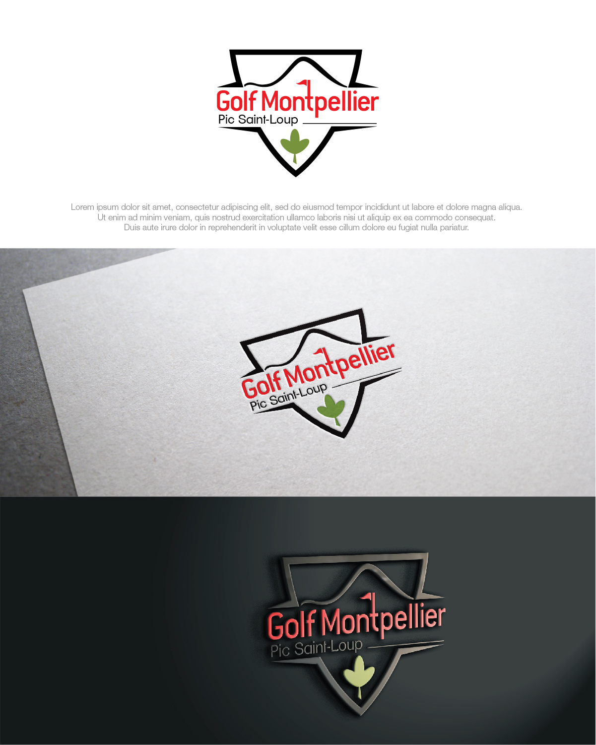Logo Design by dzine studios for Golf de Coulondres | Design: #25850984