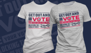 Get Out and Vote | Design de T-shirt par Ena