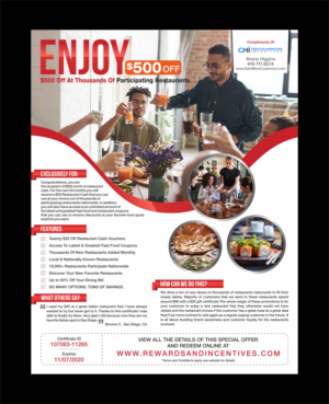Redesign My Travel Voucher Coupons-Please redesign the flyers I have attached to this brief.  | Graphic Design by Fine Graphics House