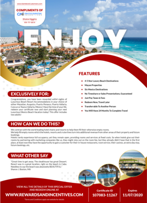 Redesign My Travel Voucher Coupons-Please redesign the flyers I have attached to this brief.  | Graphic Design by OroojF
