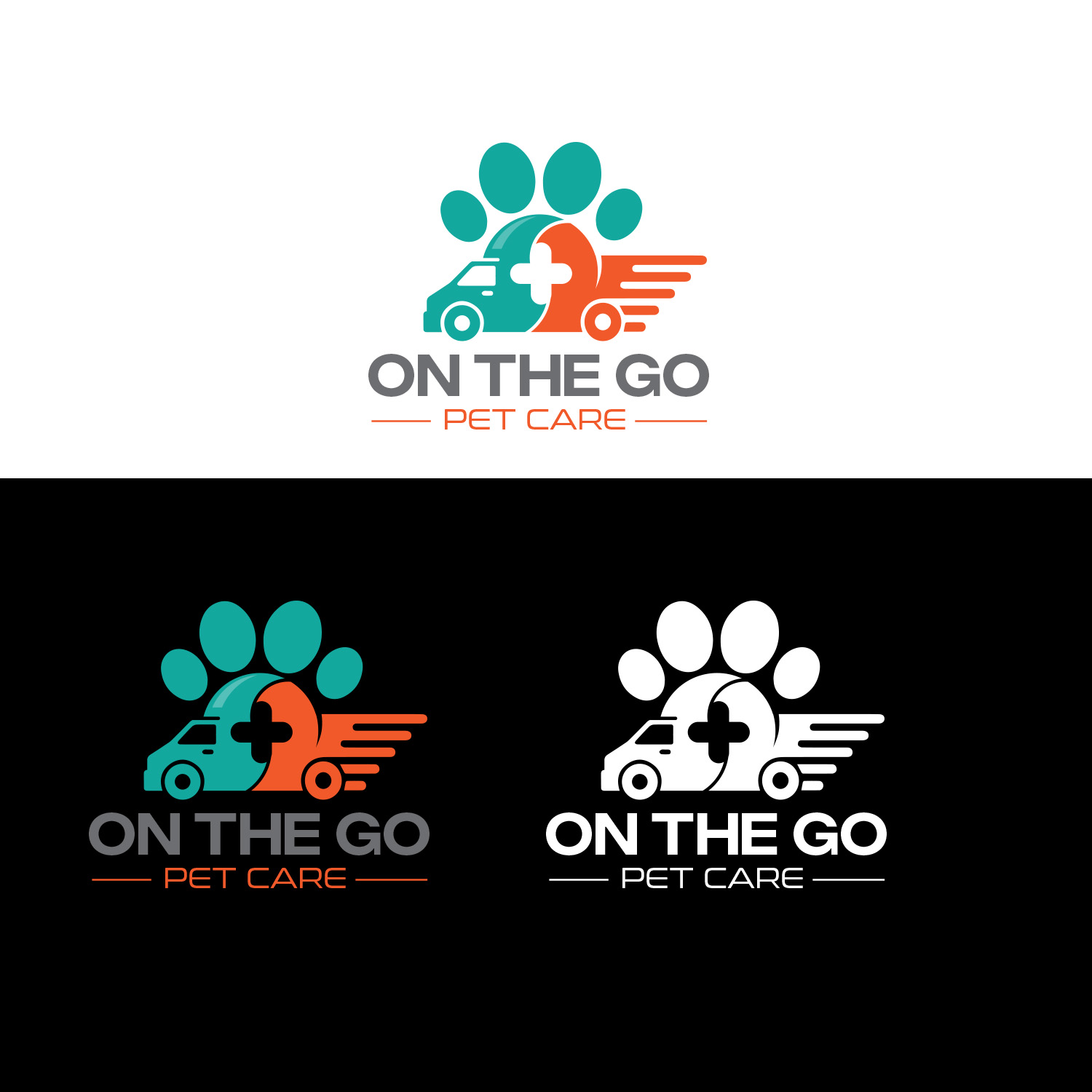 Logo Design by Finley Johnson for On The Go Pet Care | Design #25604825