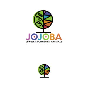 Jojoba (name of the business) Jewelry. Souvenirs. Crystals | Logo Design by Graphic Bricks
