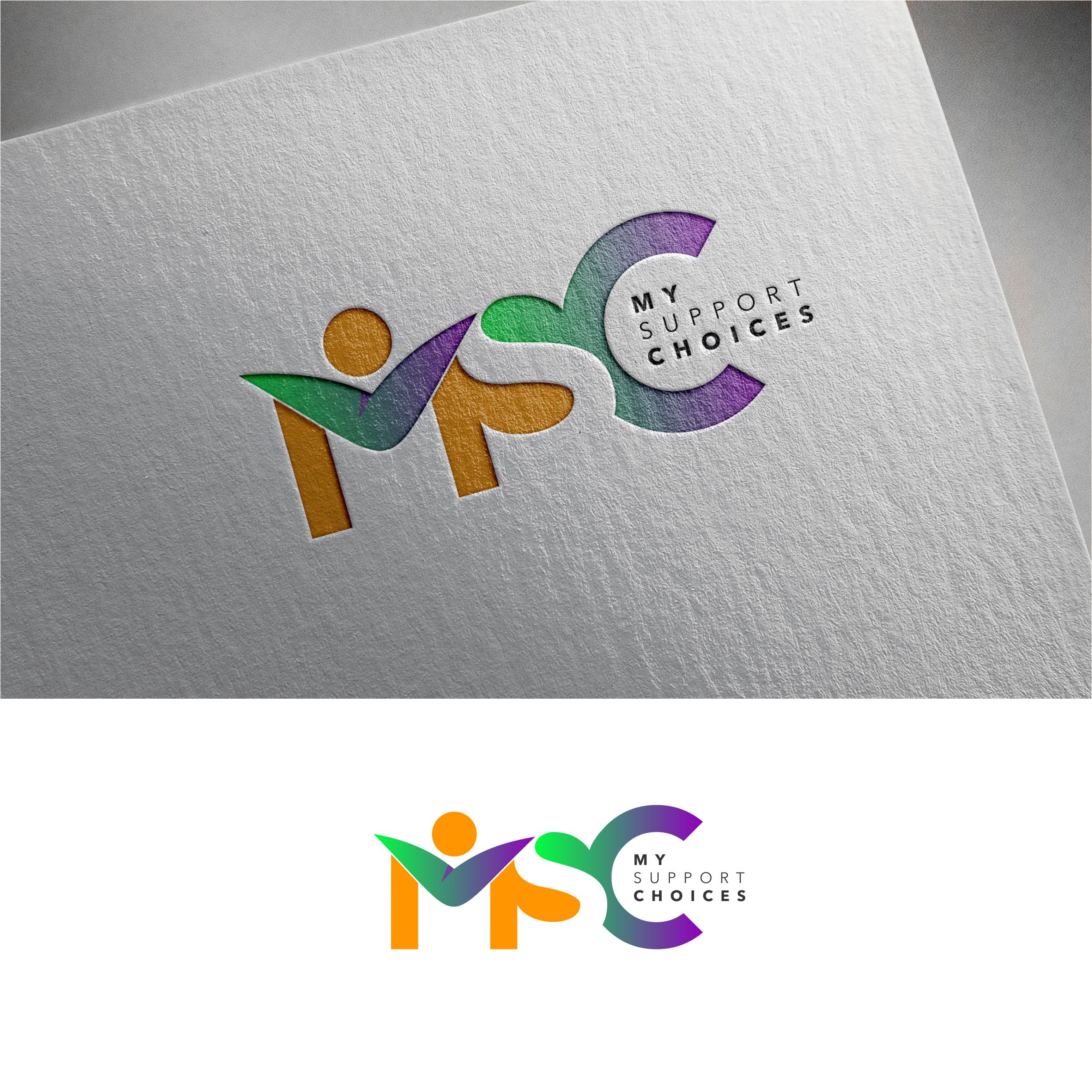 Logo Design by Jeferson HP for My Support Choices | Design #25551821