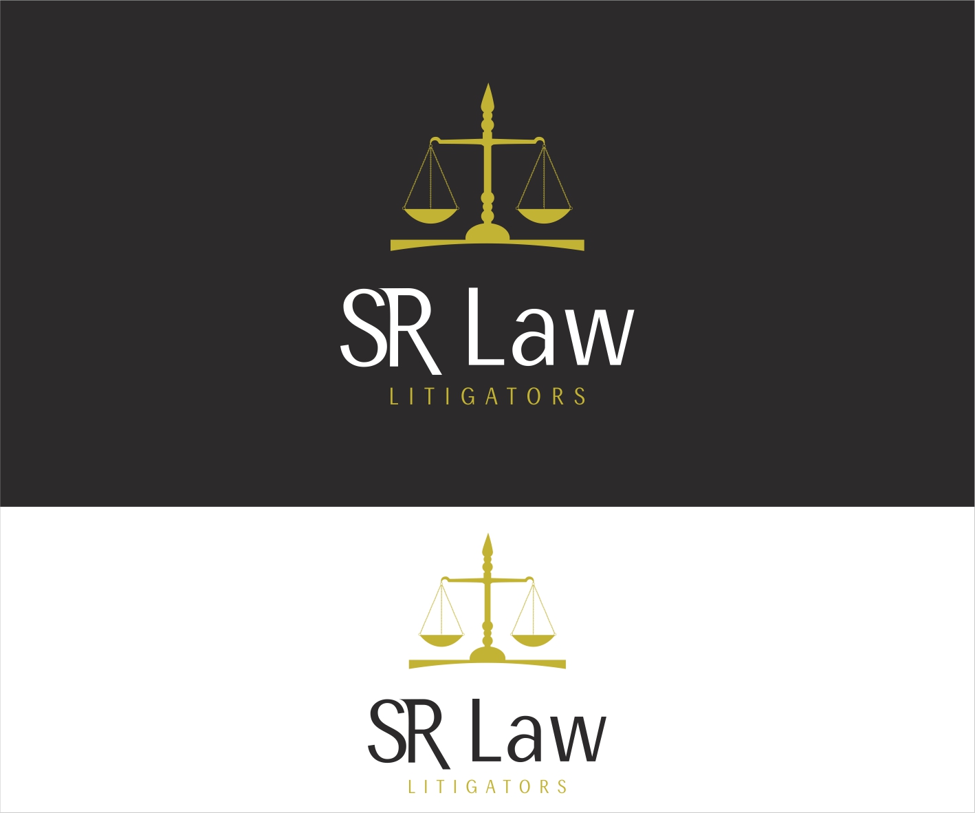 Logo-Design von Andrei D für SR Law | Design #25557074